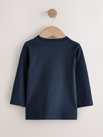 Dsiney Kidz - Multi Transport Long Sleeve T-Shirts 5 Pack (3mths-7yrs) image 3