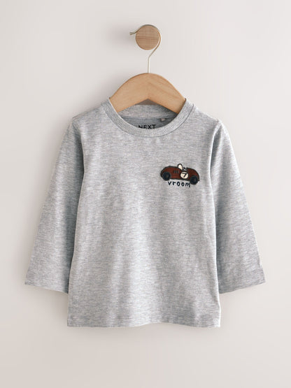 Dsiney Kidz - Multi Transport Long Sleeve T-Shirts 5 Pack (3mths-7yrs) image 5