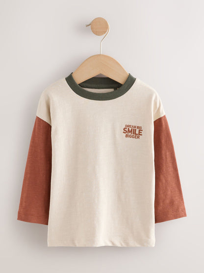 Multi Minerals Long Sleeve T-Shirts 5 Pack (3mths-7yrs) image 2