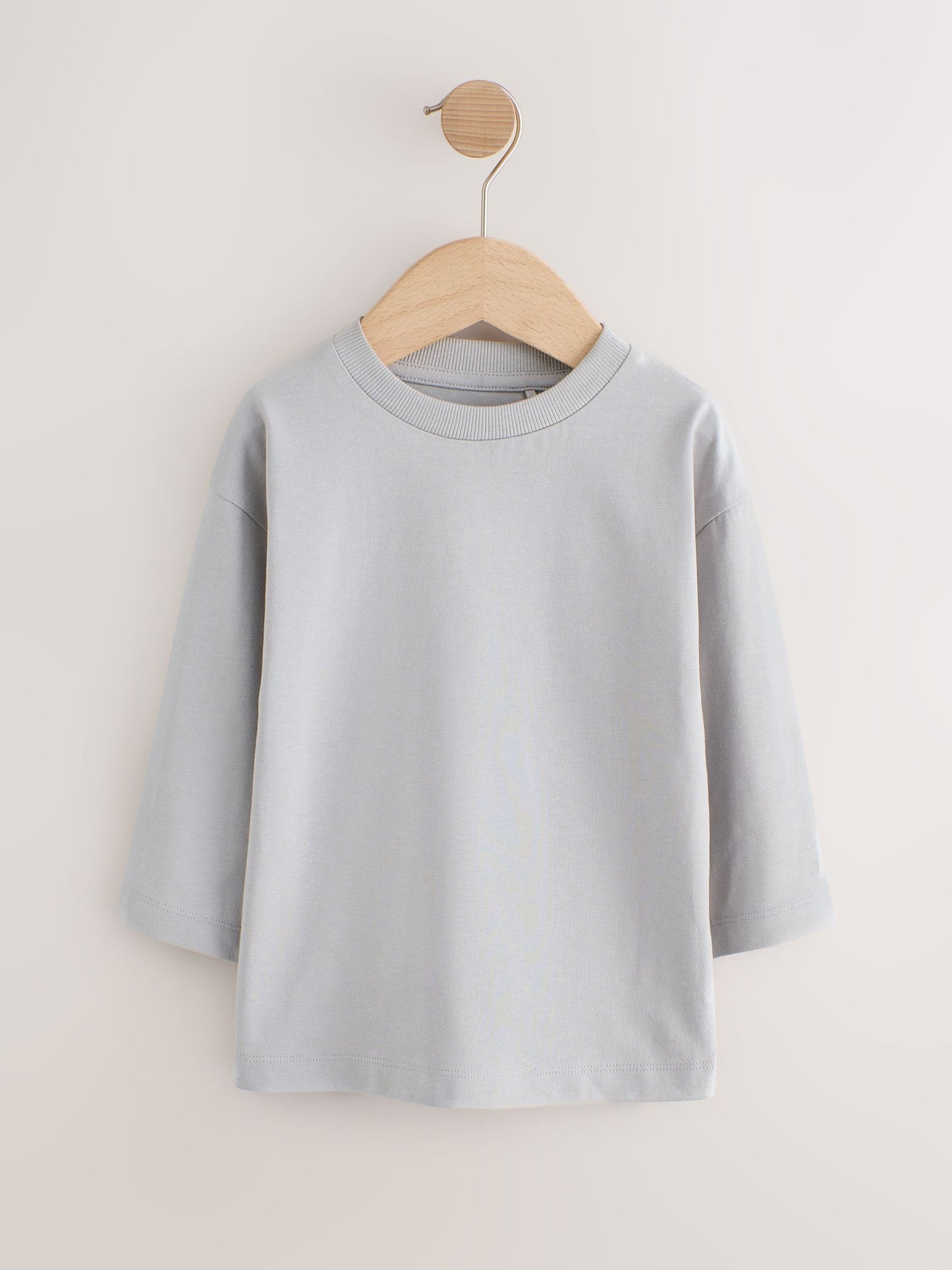 Multi Blue Long Sleeve T-Shirts 5 Pack (3mths-7yrs) image 3