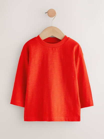Multi Bright Long Sleeve T-Shirts 5 Pack (3mths-7yrs) image 3
