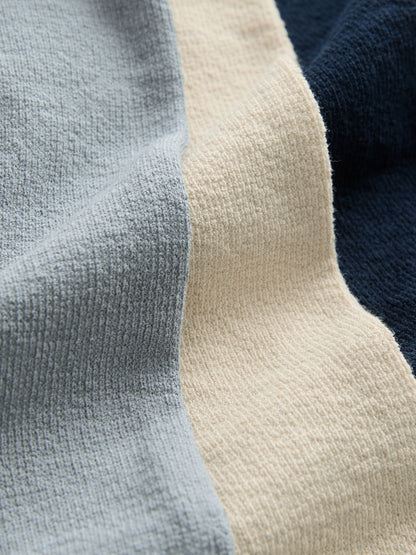 Navy/Blue/Stone Long Sleeve Henley T-Shirts 3 Pack (3mths-7yrs) image 8