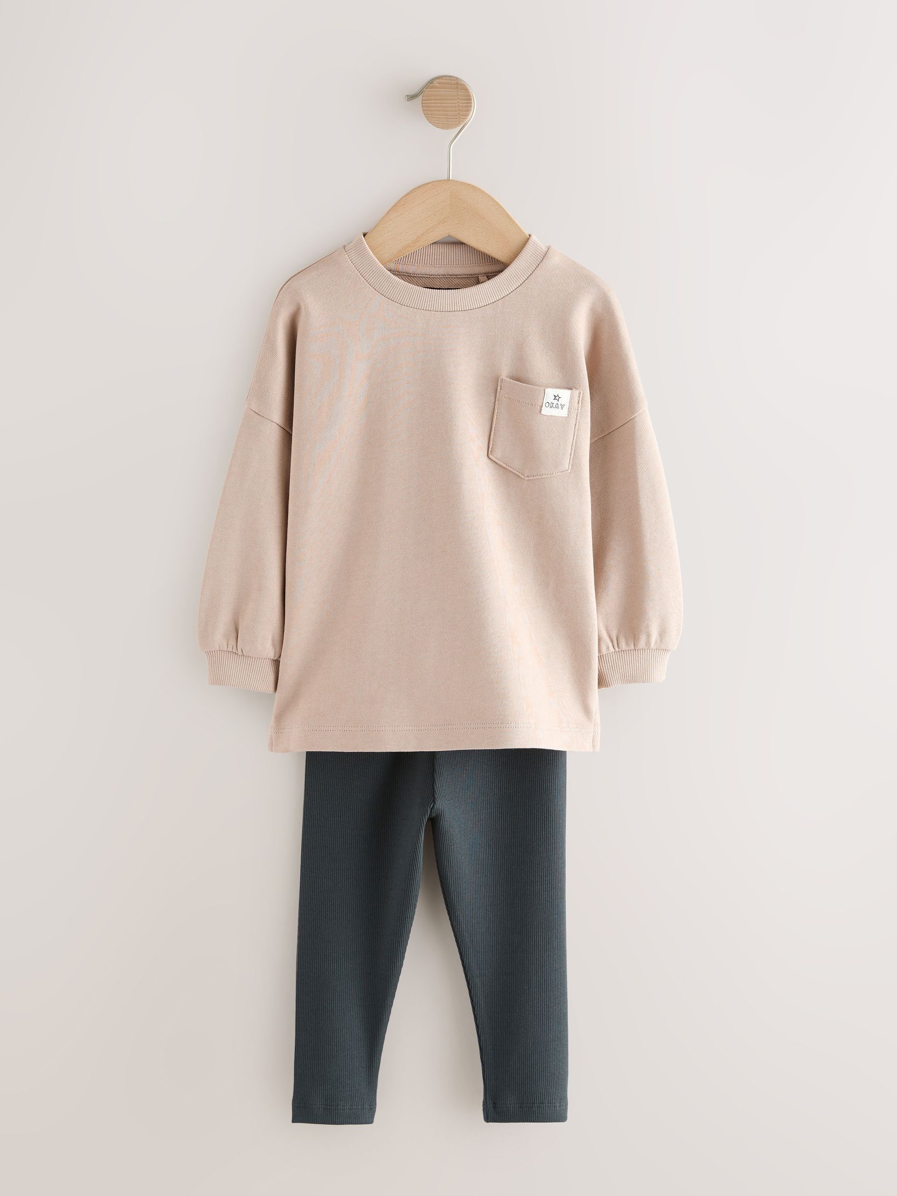 Stone Long Sleeve Top and Leggings Set (3mths-7yrs) image 4