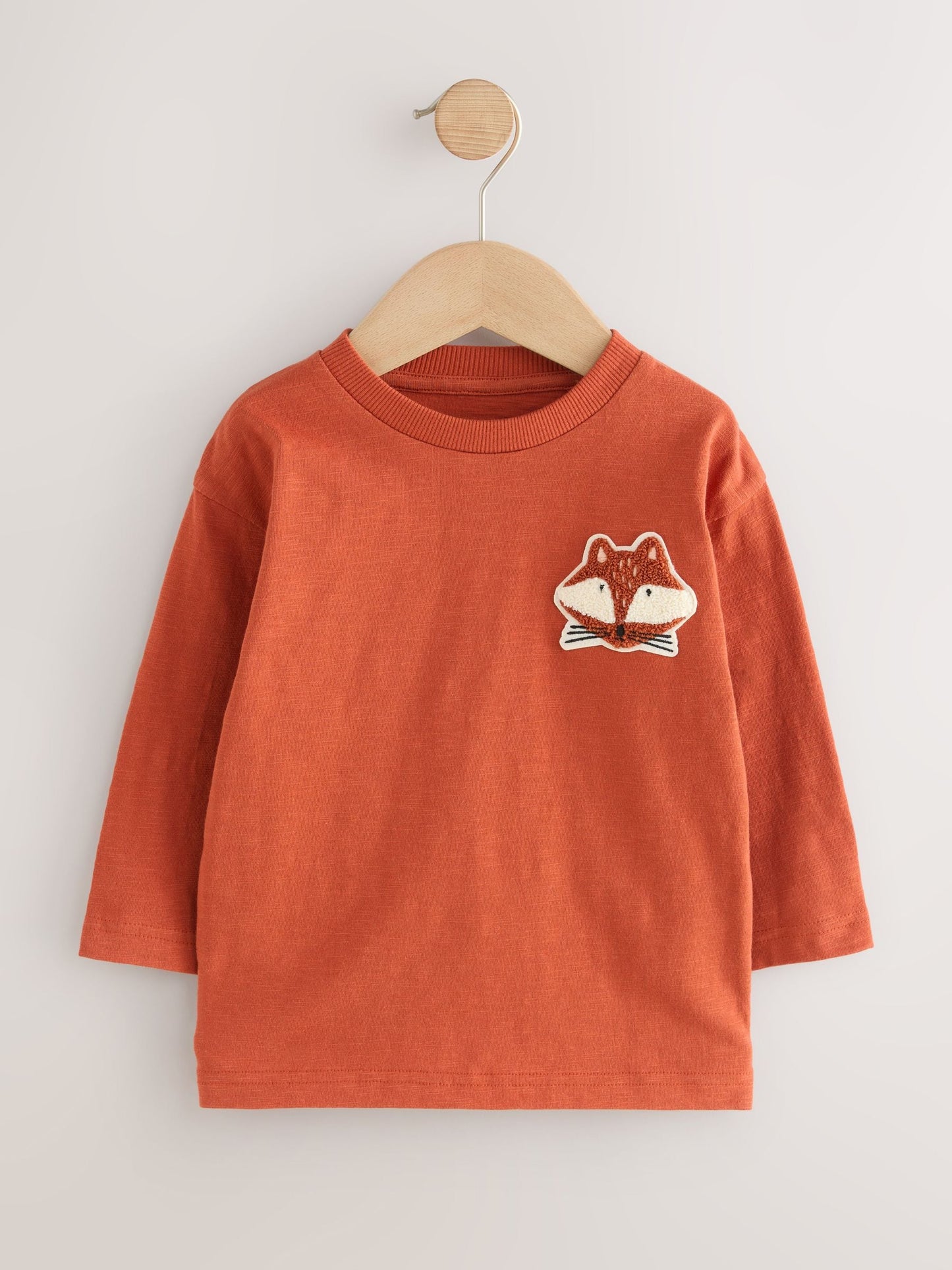 Ochre Yellow Woodland Long Sleeve Appliqué T-Shirts 3 Pack (3mths-7yrs) image 5