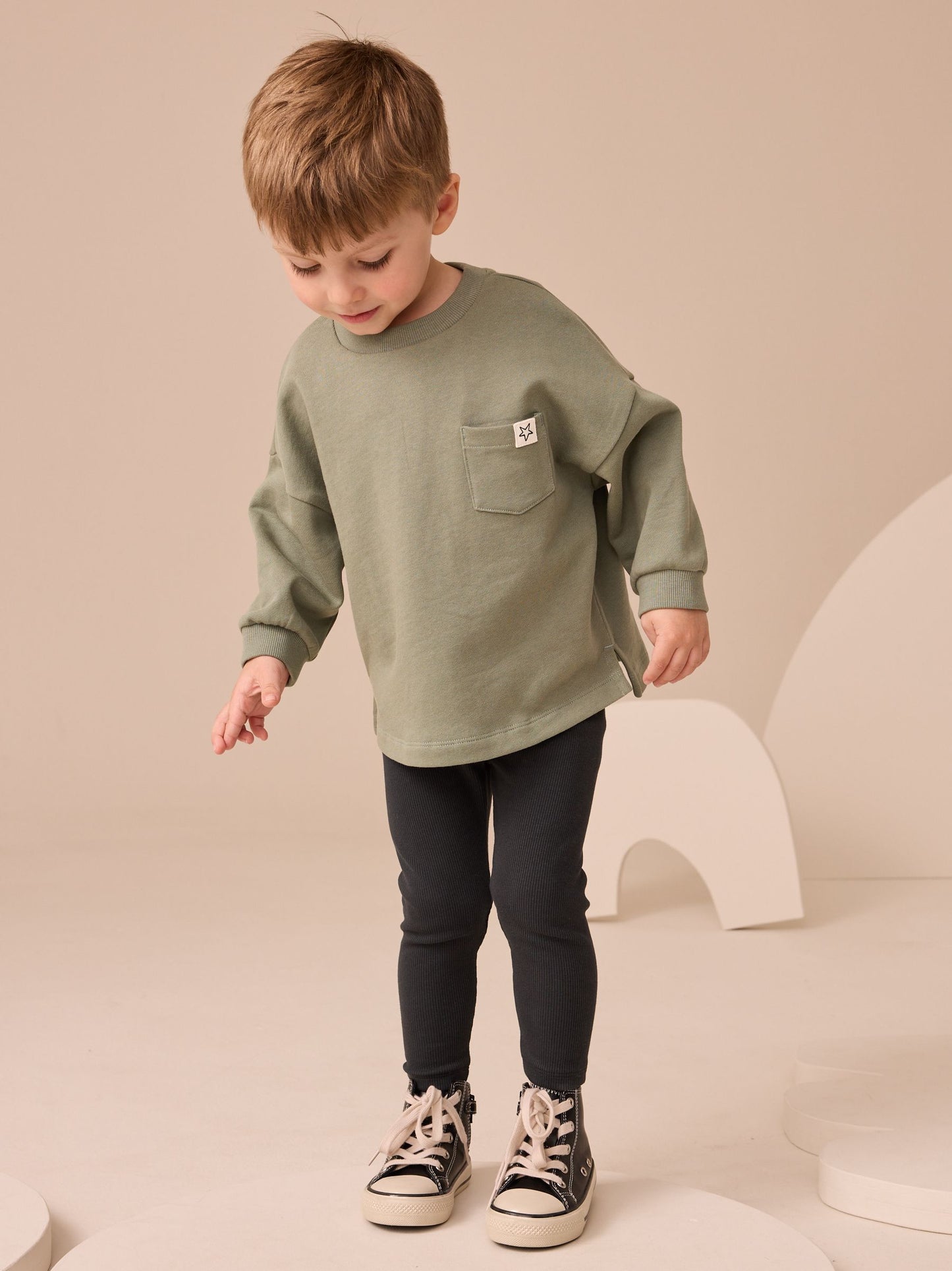 Dsiney Kidz - Sage Green Long Sleeve Top and Leggings Set (3mths-7yrs) image 1