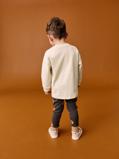 Neutral Little Pumpkin Halloween Long Sleeve Top and Leggings Set (3mths-7yrs) image 4