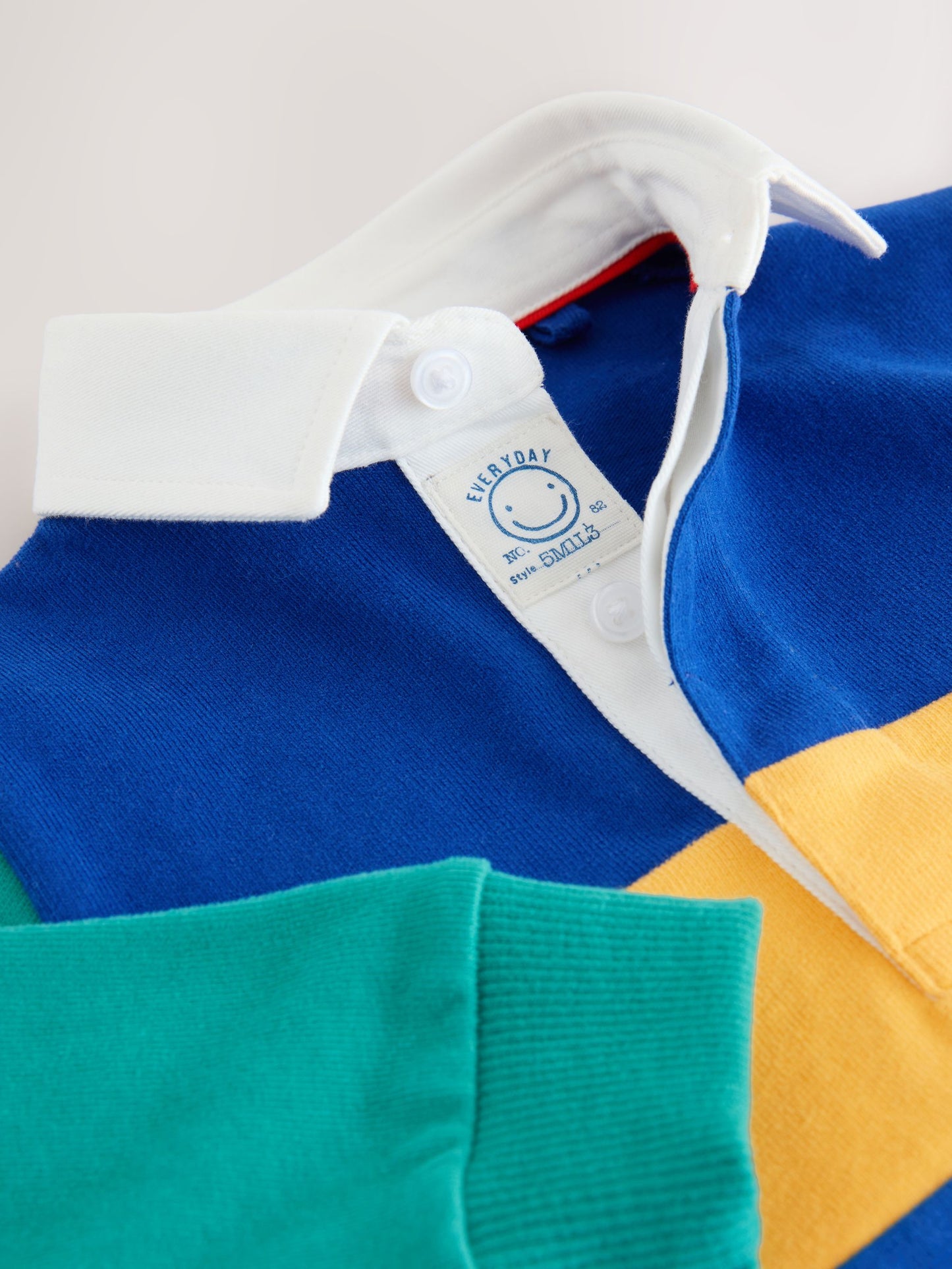 Dsiney Kidz - Multi Hotchpotch Long Sleeve Rugby Polo Shirt (3mths-7yrs) image 8
