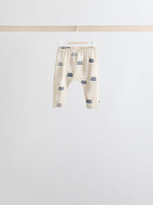 Grey/Cream Character Long Sleeve Top And Leggings Set 6 Piece (0mths-3yrs) image 3