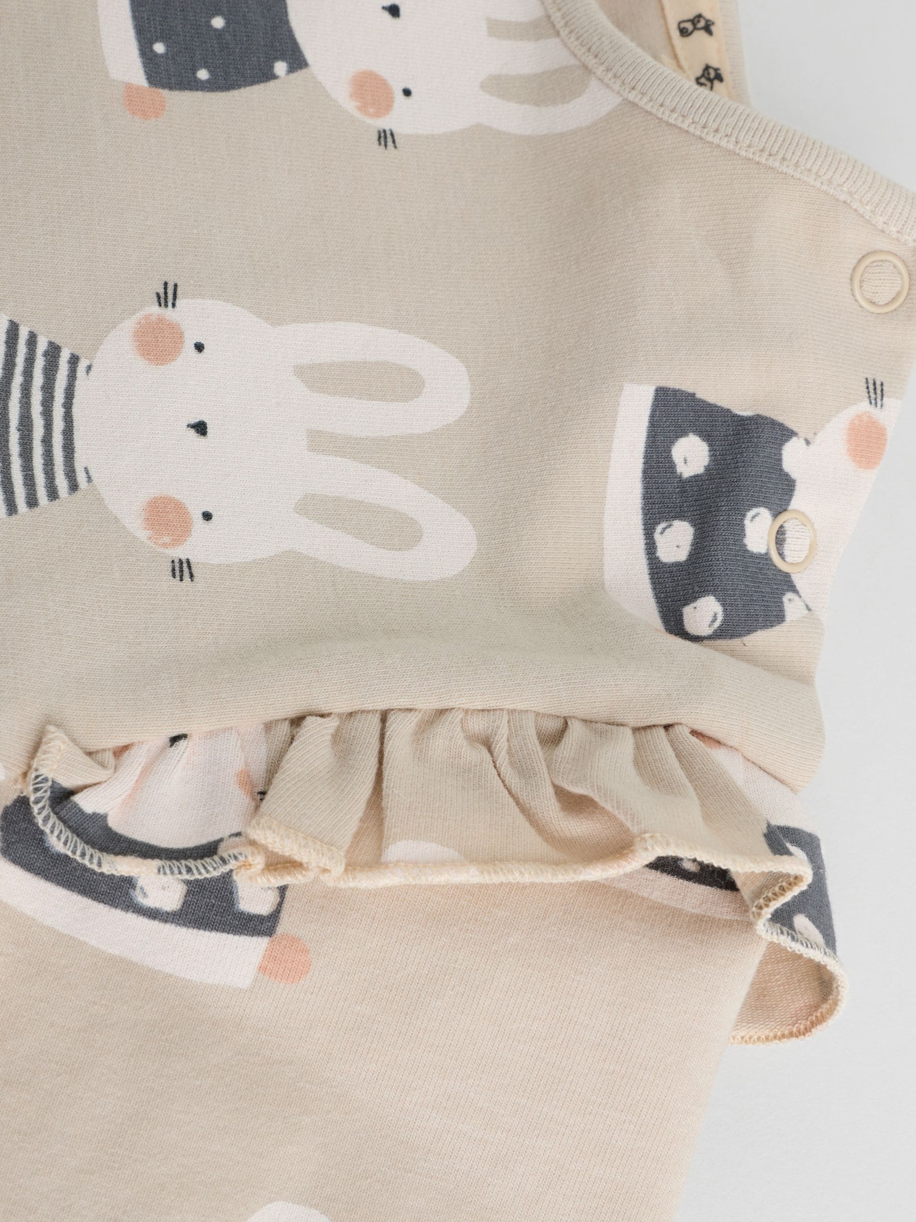 Grey/Cream Character Long Sleeve Top And Leggings Set 6 Piece (0mths-3yrs) image 7