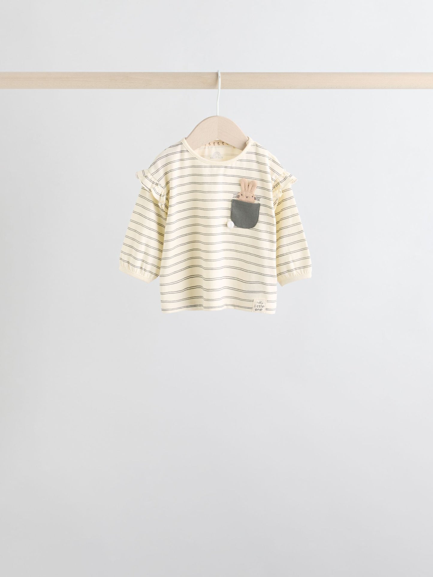 Grey/Cream Character Long Sleeve Top And Leggings Set 6 Piece (0mths-3yrs) image 3