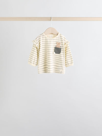 Grey/Cream Character Long Sleeve Top And Leggings Set 6 Piece (0mths-3yrs) image 3