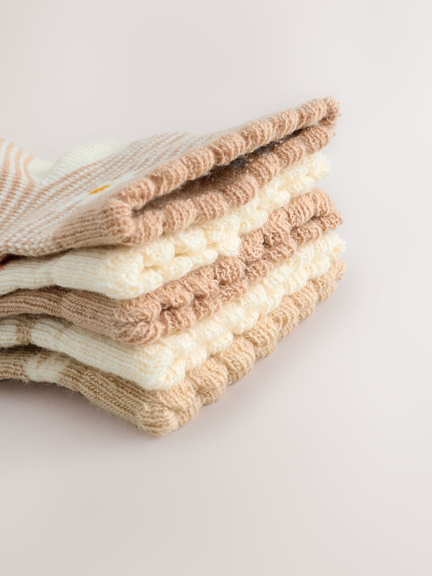 Neutral Baby Socks 5 Pack (0mths-2yrs)