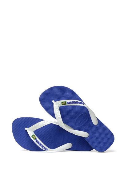 Havaianas Blue Brasil Logo Mini Me Sandals image 2
