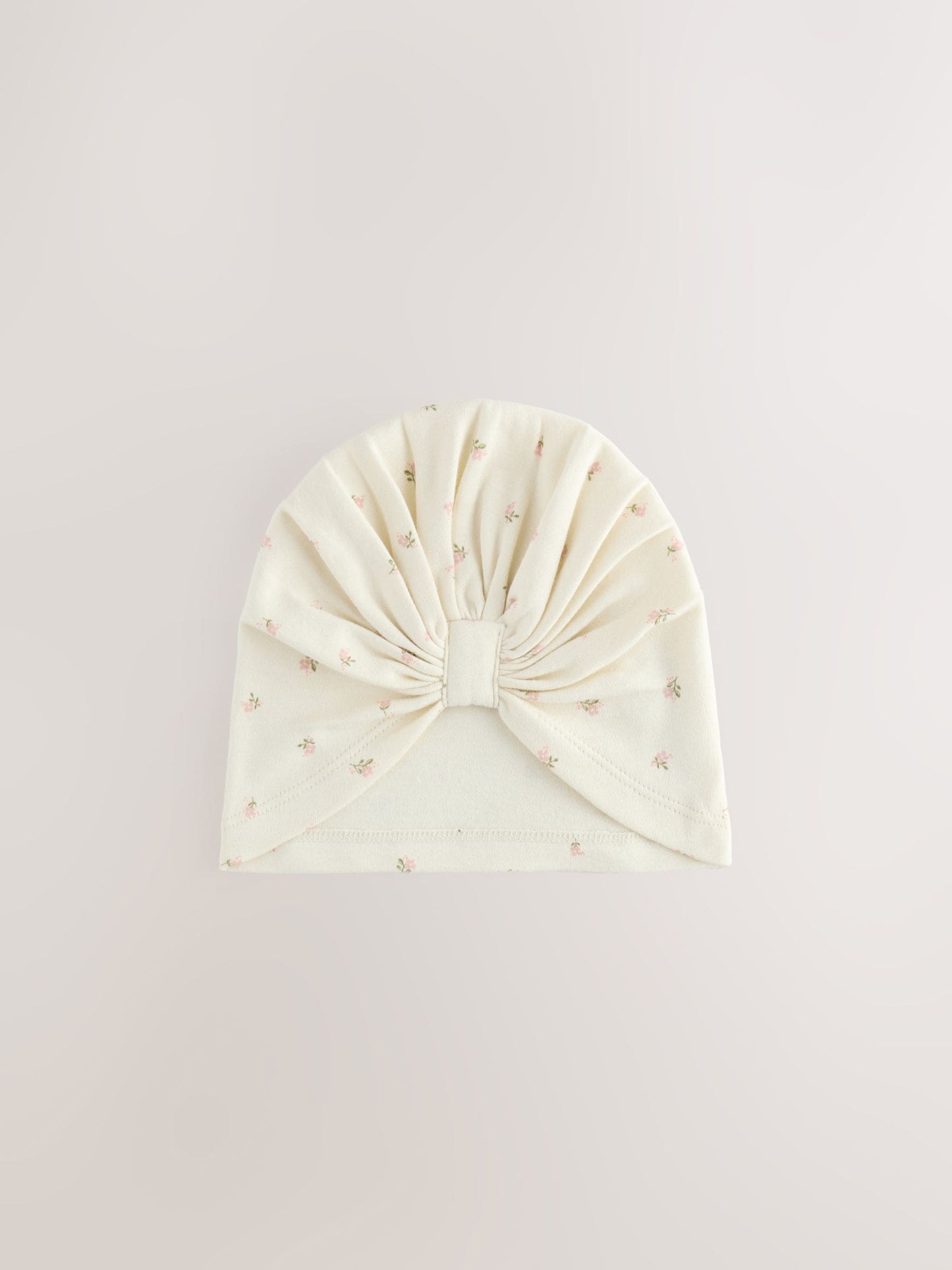 Pink 2 Pack Baby Turbans (0-18mths) image 2