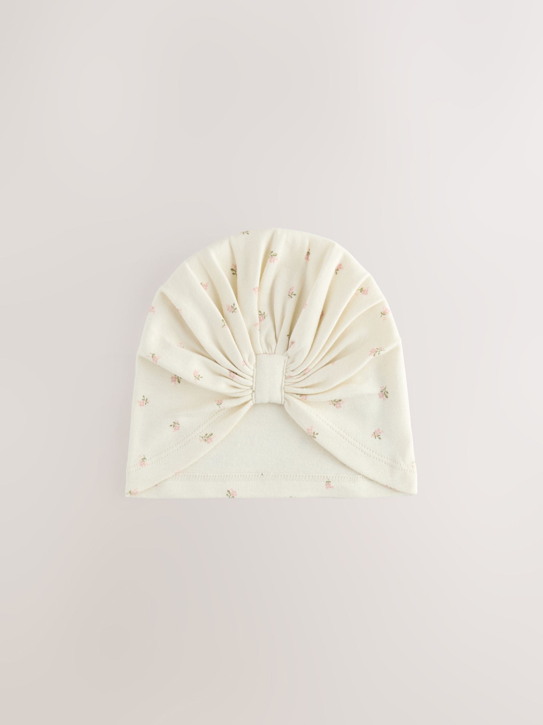 Pink 2 Pack Baby Turbans (0-18mths) image 2