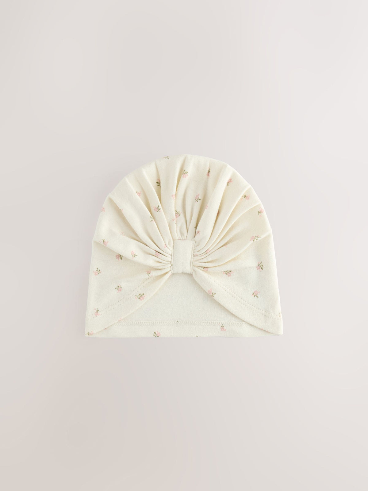 Pink 2 Pack Baby Turbans (0-18mths) image 2