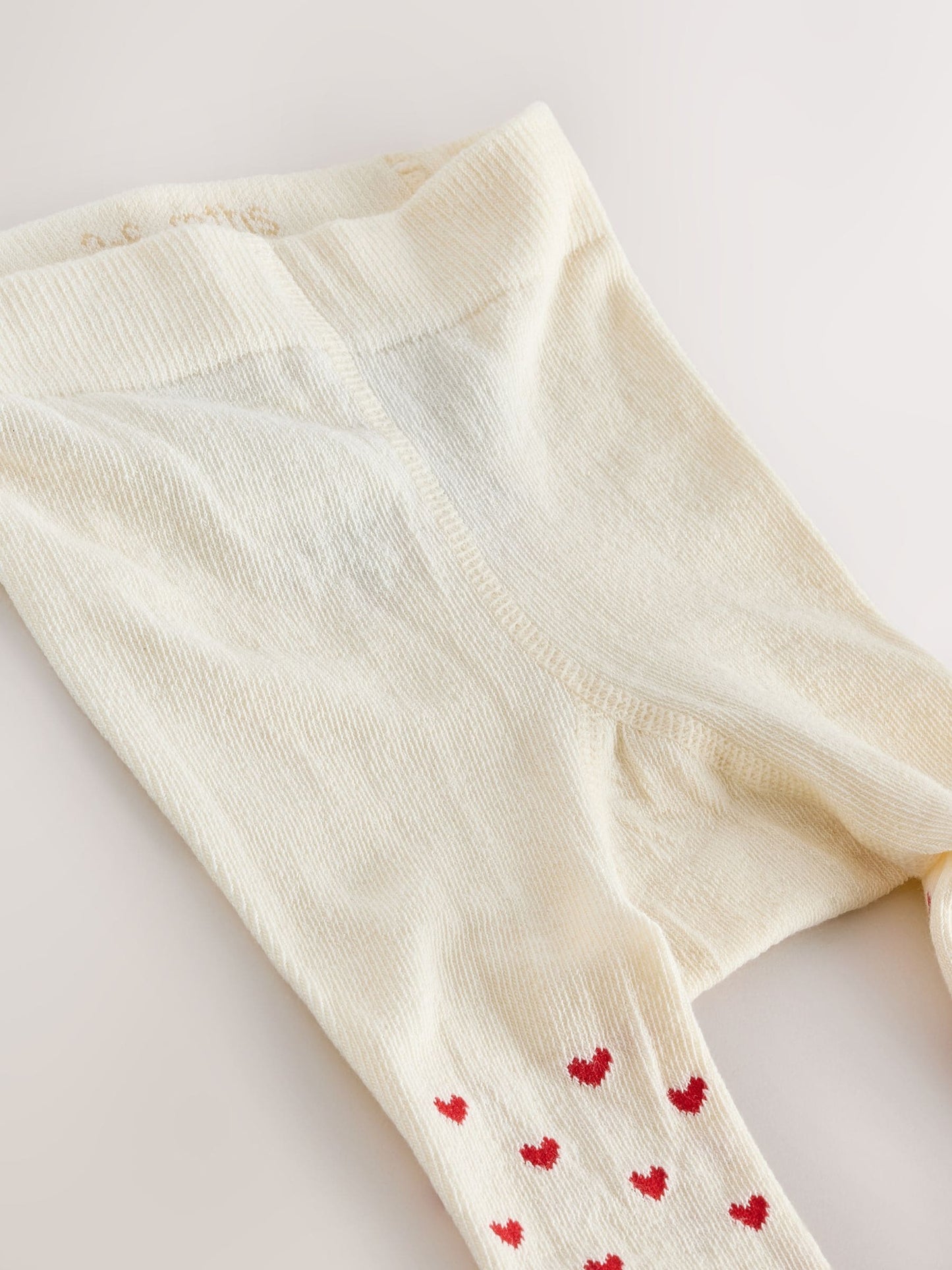 Ecru Christmas Bow Baby Tights (0mths-2yrs)