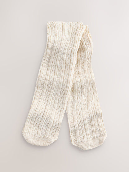 Red Neutral Baby Tights 3 Pack (0mths-2yrs)