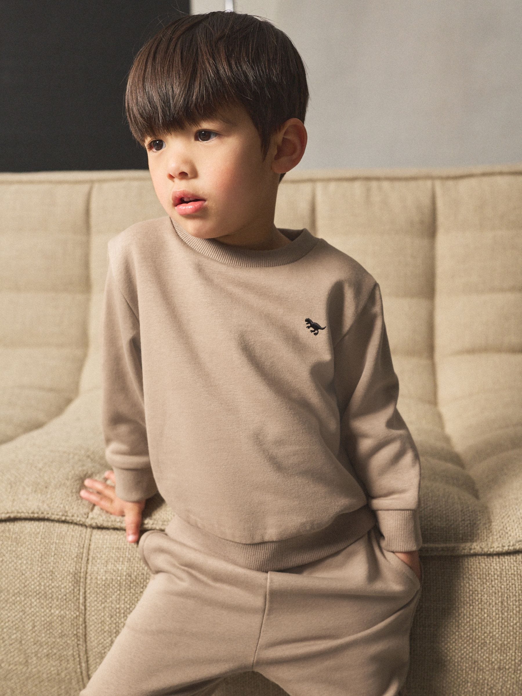 Stone Logo Sweatshirt And Joggers Set (3mths-7yrs) image 3