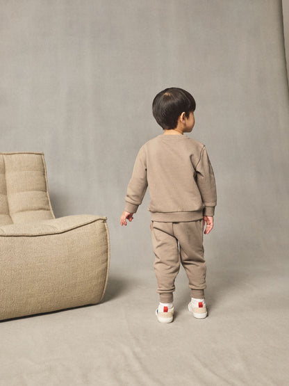 Stone Plain Sweatshirt And Joggers Set (3mths-7yrs) image 3