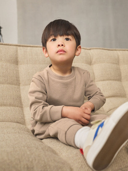 Stone Plain Sweatshirt And Joggers Set (3mths-7yrs) image 4