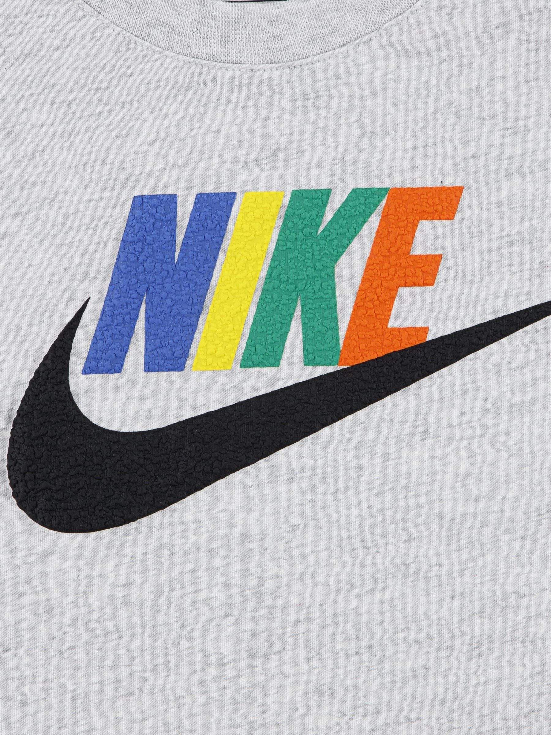 Nike Grey Futura Little T-Shirt image 3