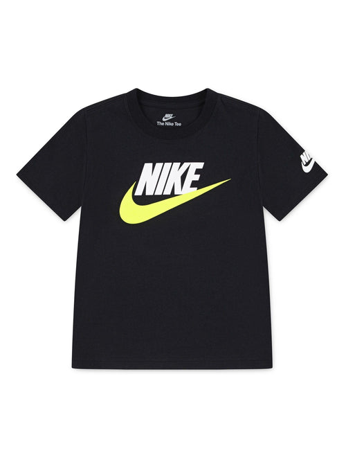 Nike Black/Volt Futura Little T-Shirt image 1