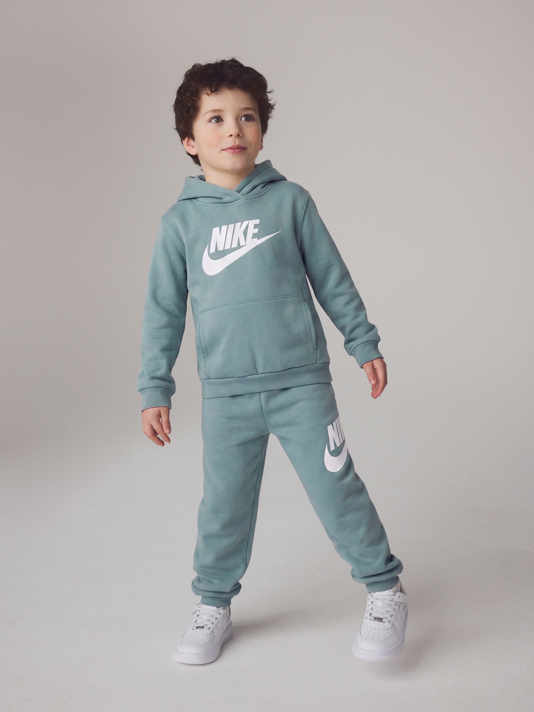 Nike Blue Little Kids Club Fleece Tracksuit Set image 1