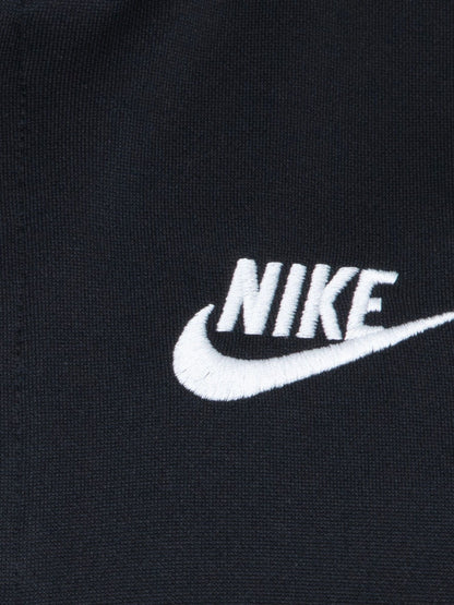 Nike Black Little Poly Full Zip Tape Logo Tracksuit Set image 5
