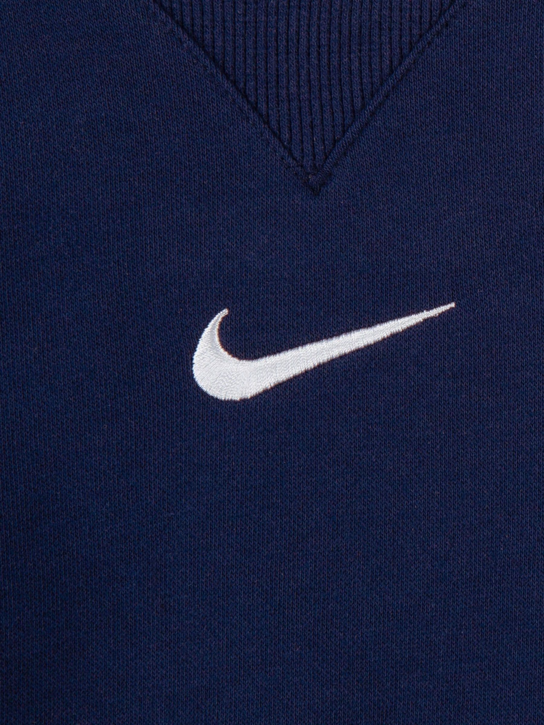 Nike Navy Little Kids Essential Marl Crew Tracksuit Set image 5