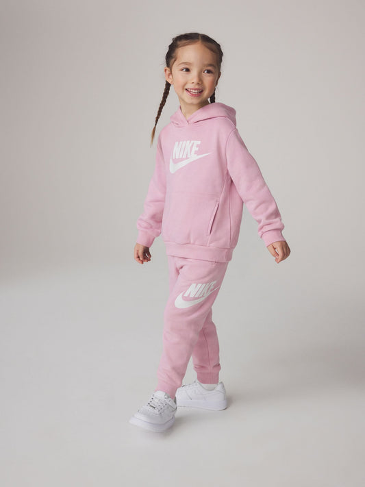 Nike Pink Little Kids Club Fleece Tracksuits Set image 1