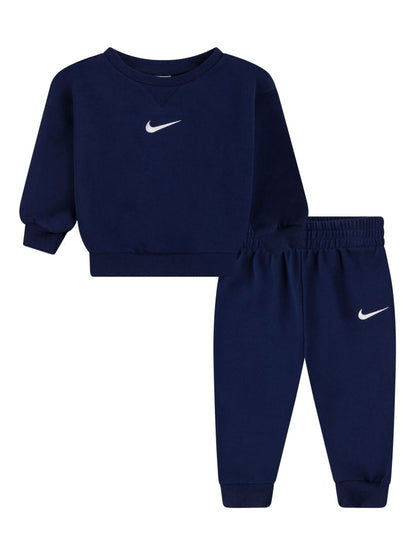 Nike Blue Infant Essential Fleece Crew Tracksuit image 1
