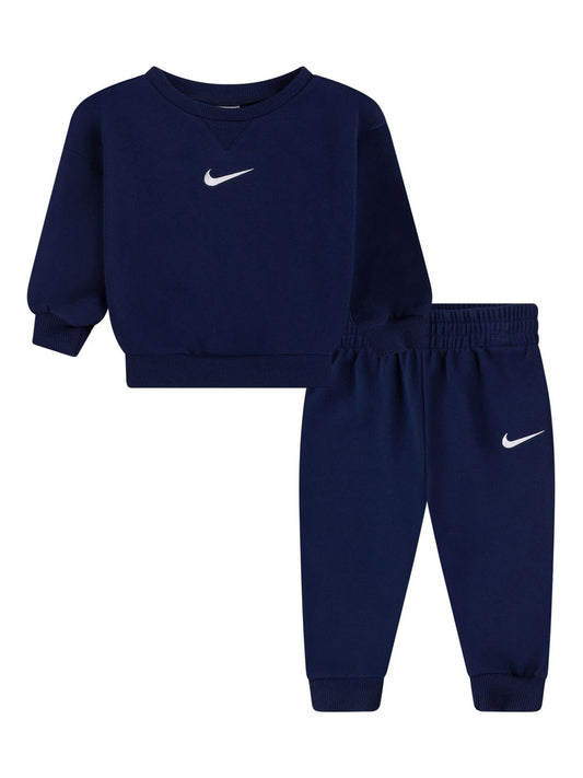 Dsiney Kidz - Nike Blue Infant Essential Fleece Crew Tracksuit image 1