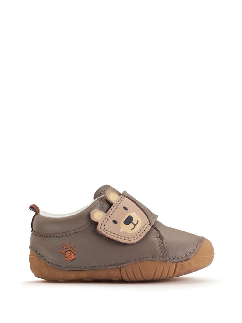 Start Rite Brown Bear Hug Soft Leather Rip Tape Shoes image 1