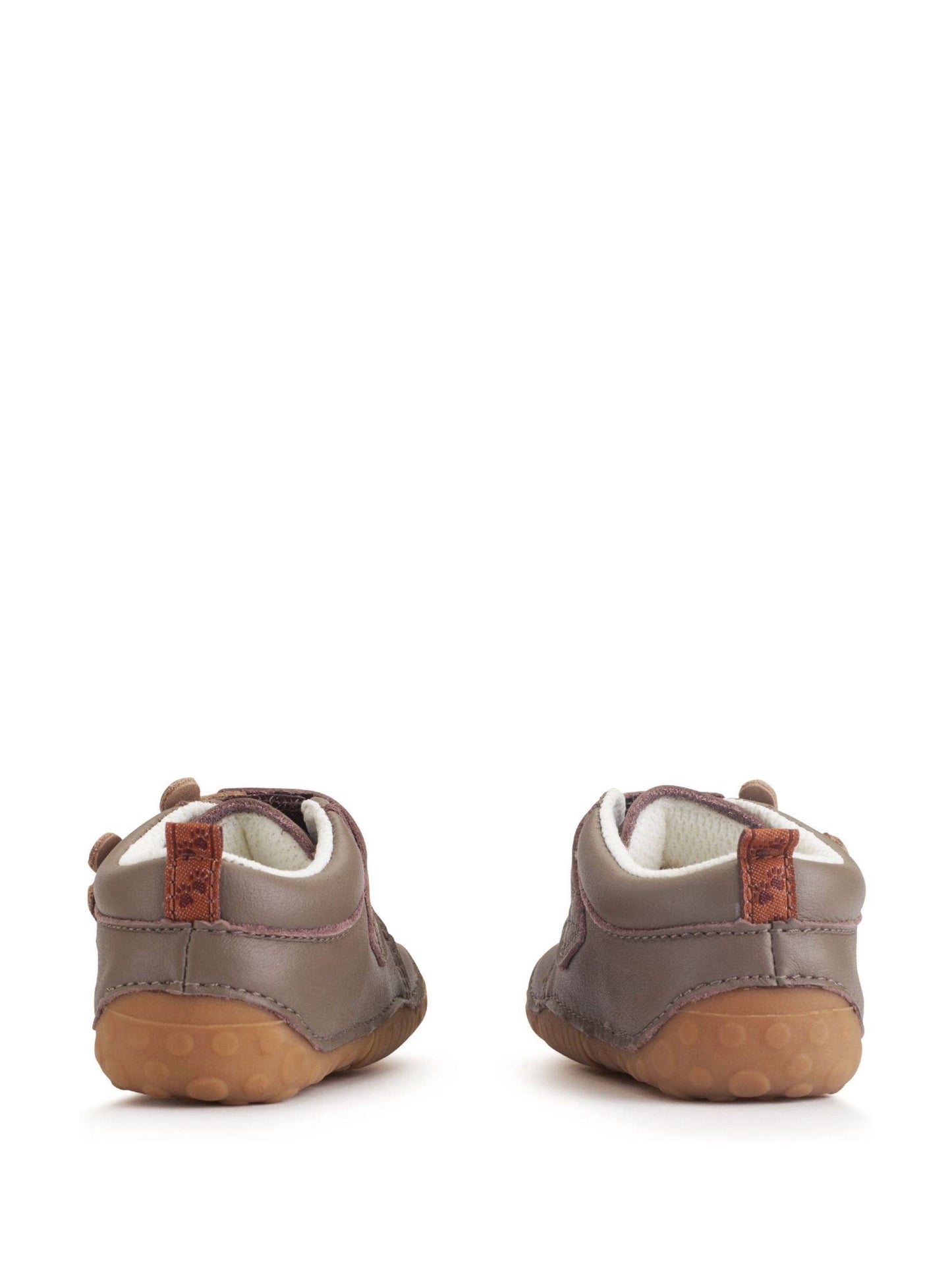 Start Rite Brown Bear Hug Soft Leather Rip Tape Shoes image 4