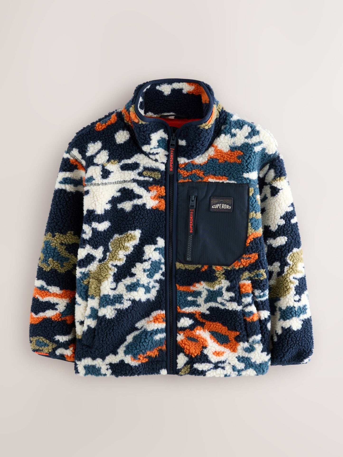 Dsiney Kidz - Superdry Multi Borg Zip Through Jacket image 5