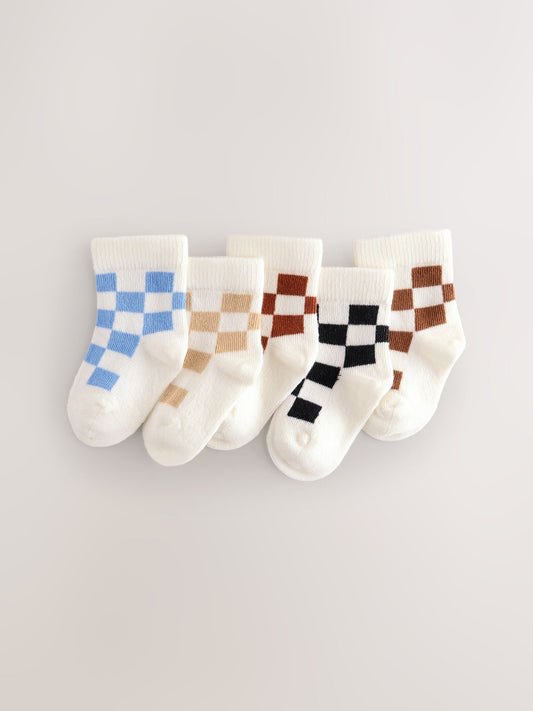 Multi Baby Socks 5 Pack (0mths-2yrs) image 1