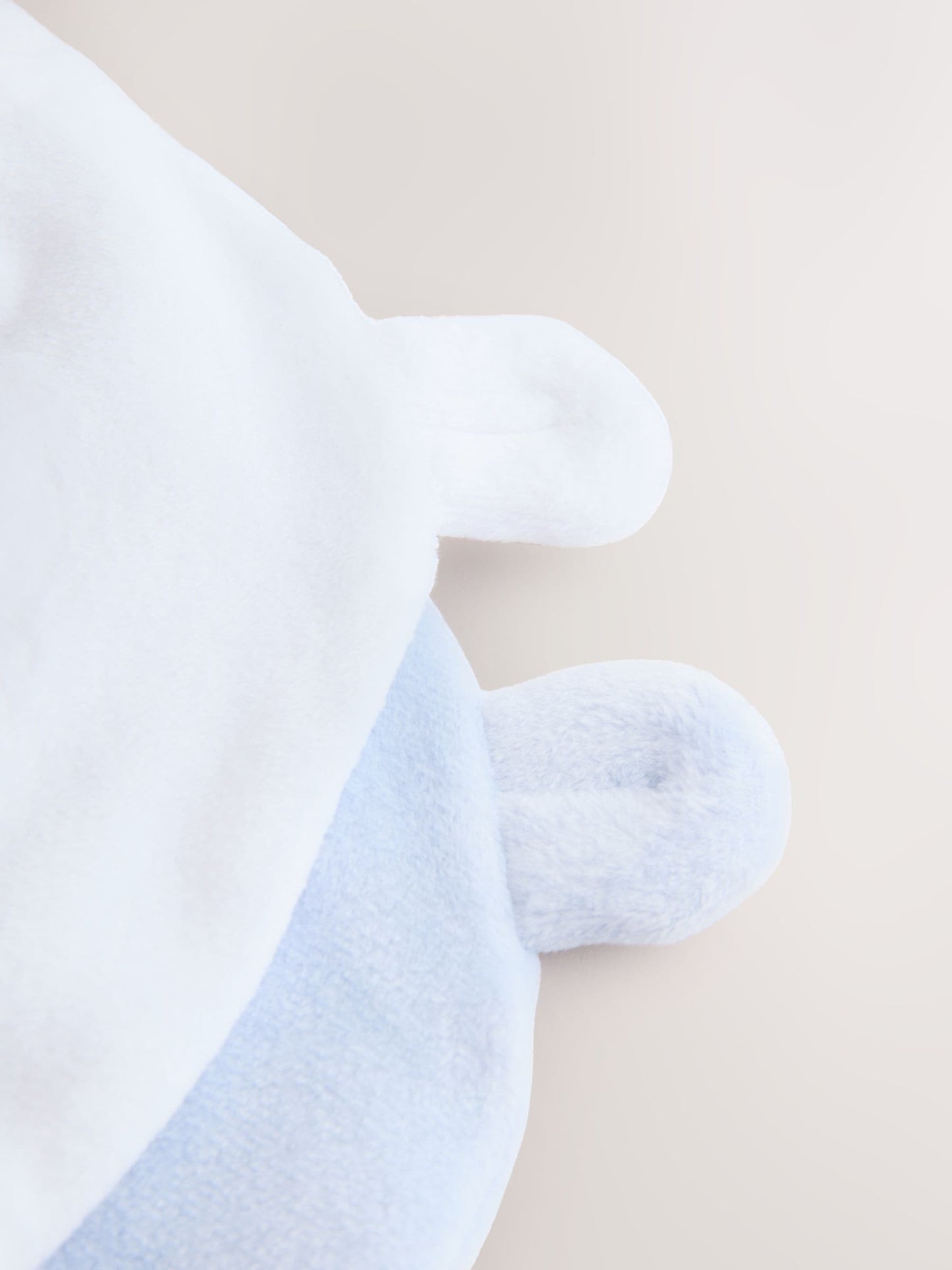 Blue Velour Baby Beanies 2 Pack (0-12mths)