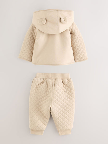 Baker by Ted Baker Quilted Jacket T-Shirt and Trousers Set