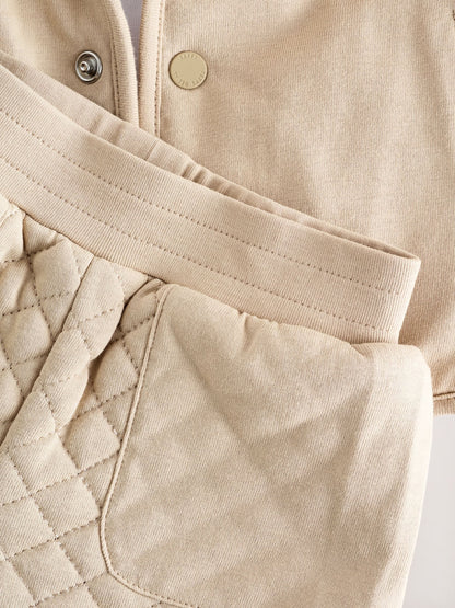 Baker by Ted Baker Quilted Jacket T-Shirt and Trousers Set