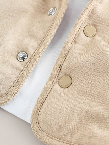 Baker by Ted Baker Quilted Jacket T-Shirt and Trousers Set