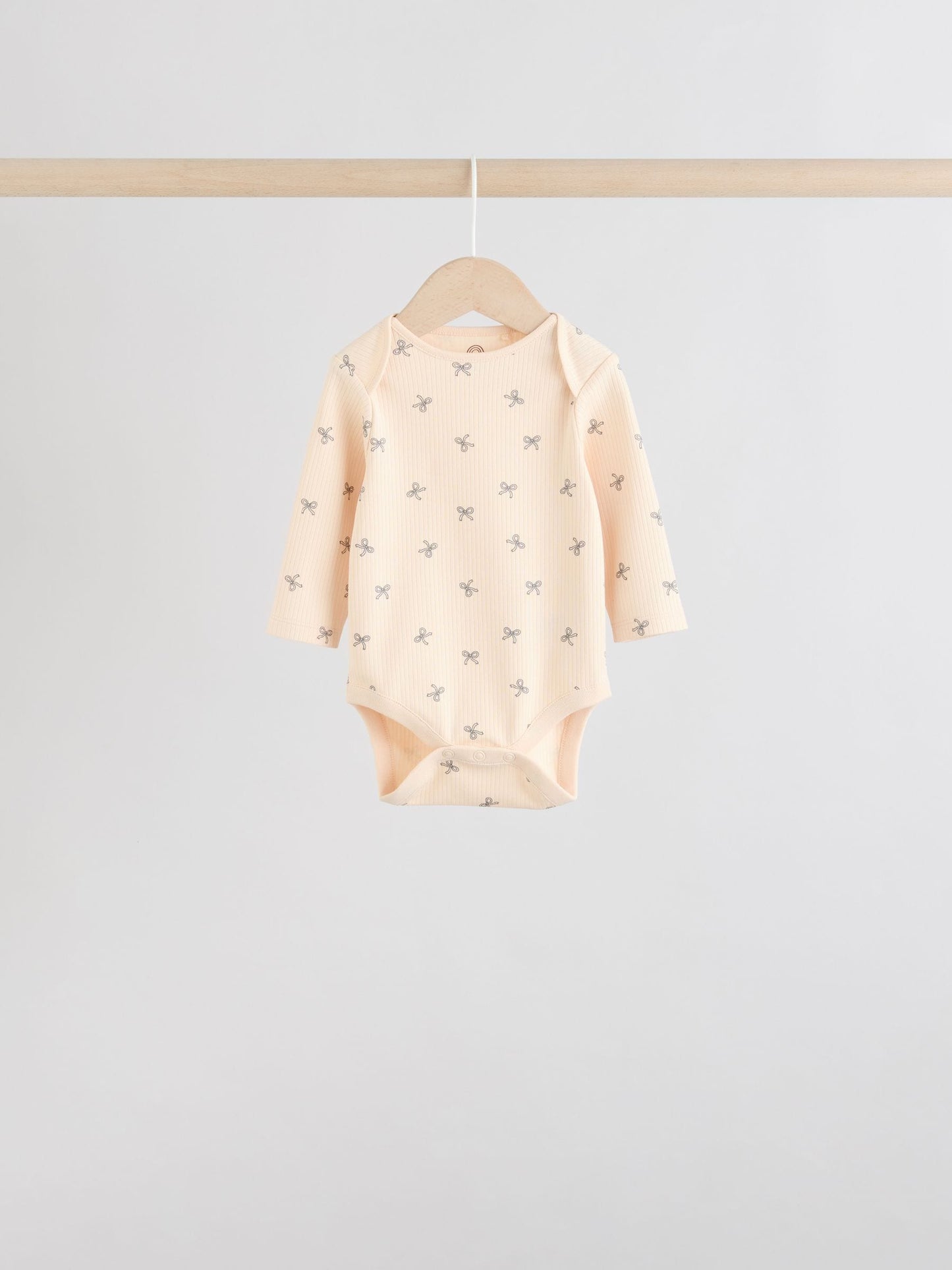 Red Baby Long Sleeve Bodysuits 5 Pack