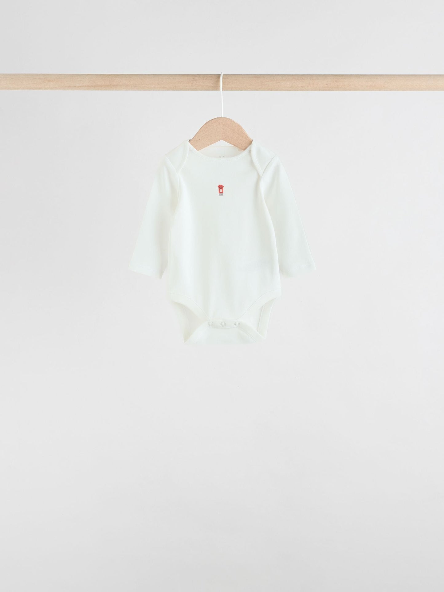 Red Baby London Long Sleeve Bodysuits 5 Pack image 5