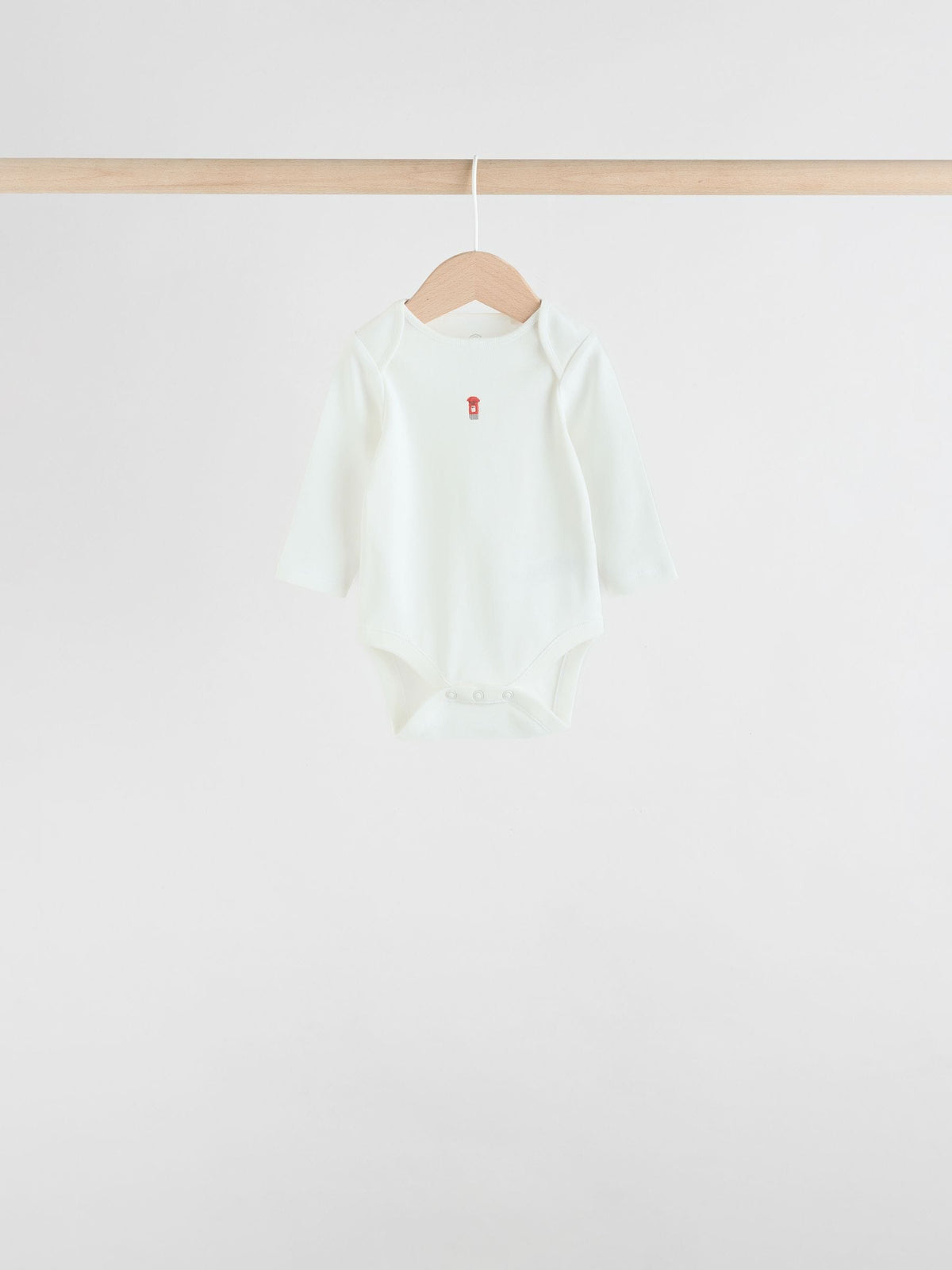 Red Baby London Long Sleeve Bodysuits 5 Pack image 5
