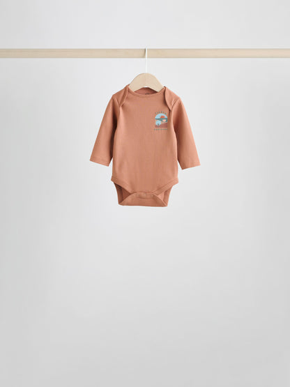 Multi Baby Bodysuits 5 Pack image 5