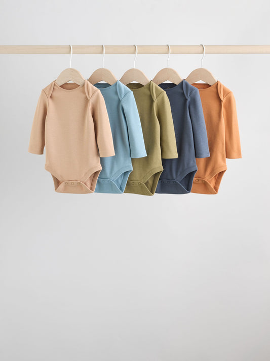 Multi Baby Bodysuits 5 Pack image 1