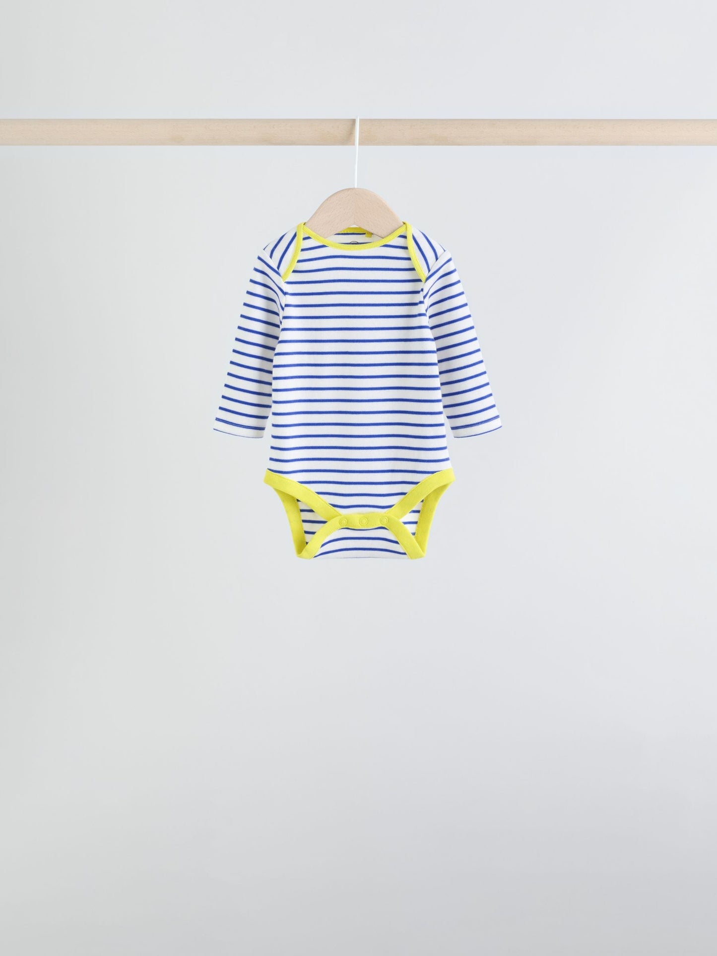 Bright Baby Long Sleeve Bodysuits 5 Pack image 7