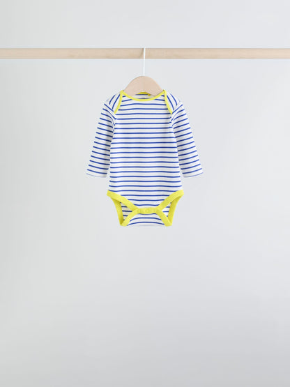 Bright Baby Long Sleeve Bodysuits 5 Pack image 7