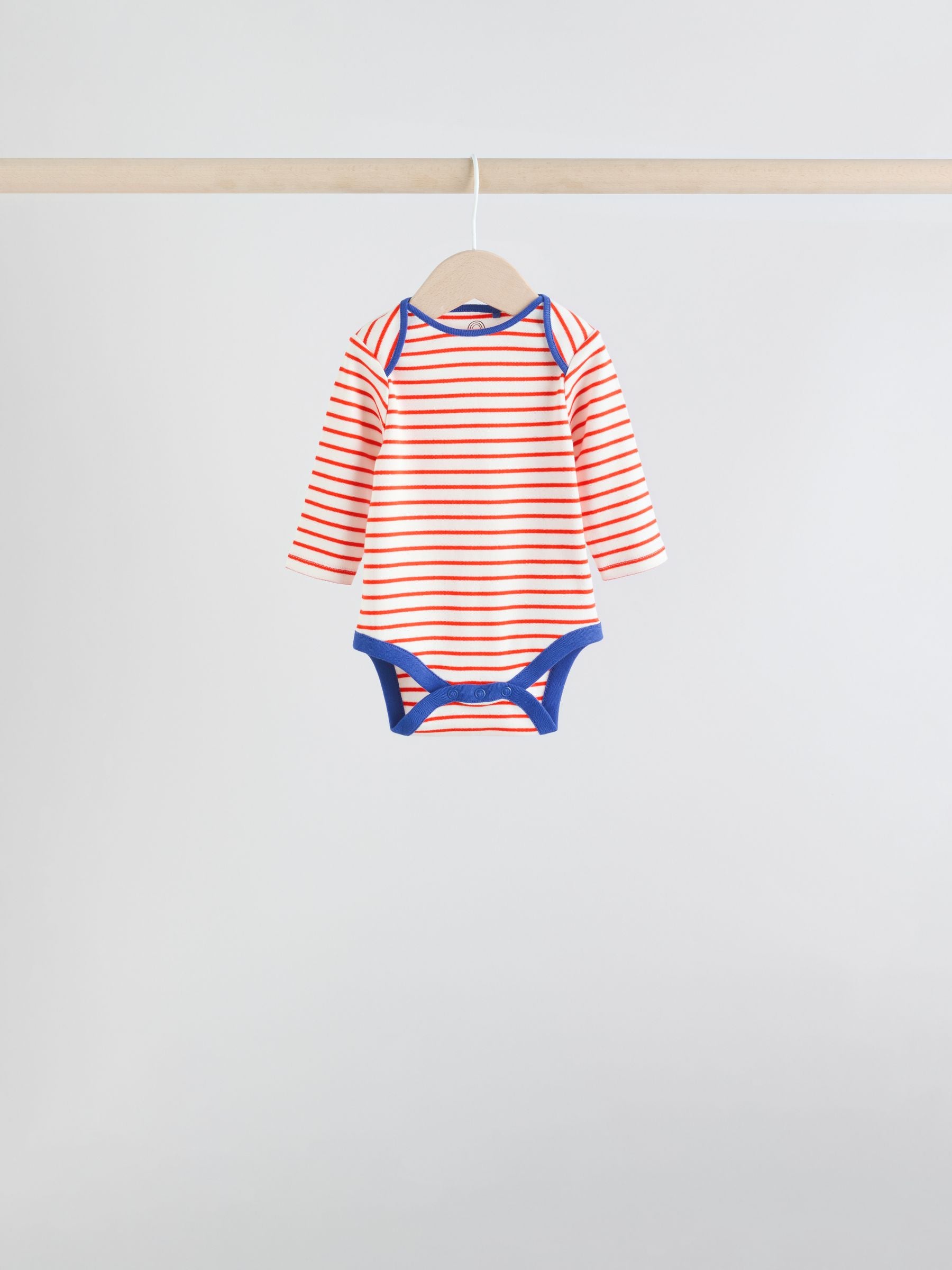 Bright Baby Long Sleeve Bodysuits 5 Pack image 8