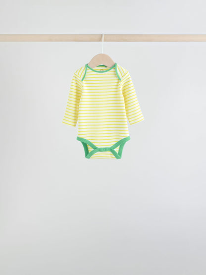 Bright Baby Long Sleeve Bodysuits 5 Pack image 9